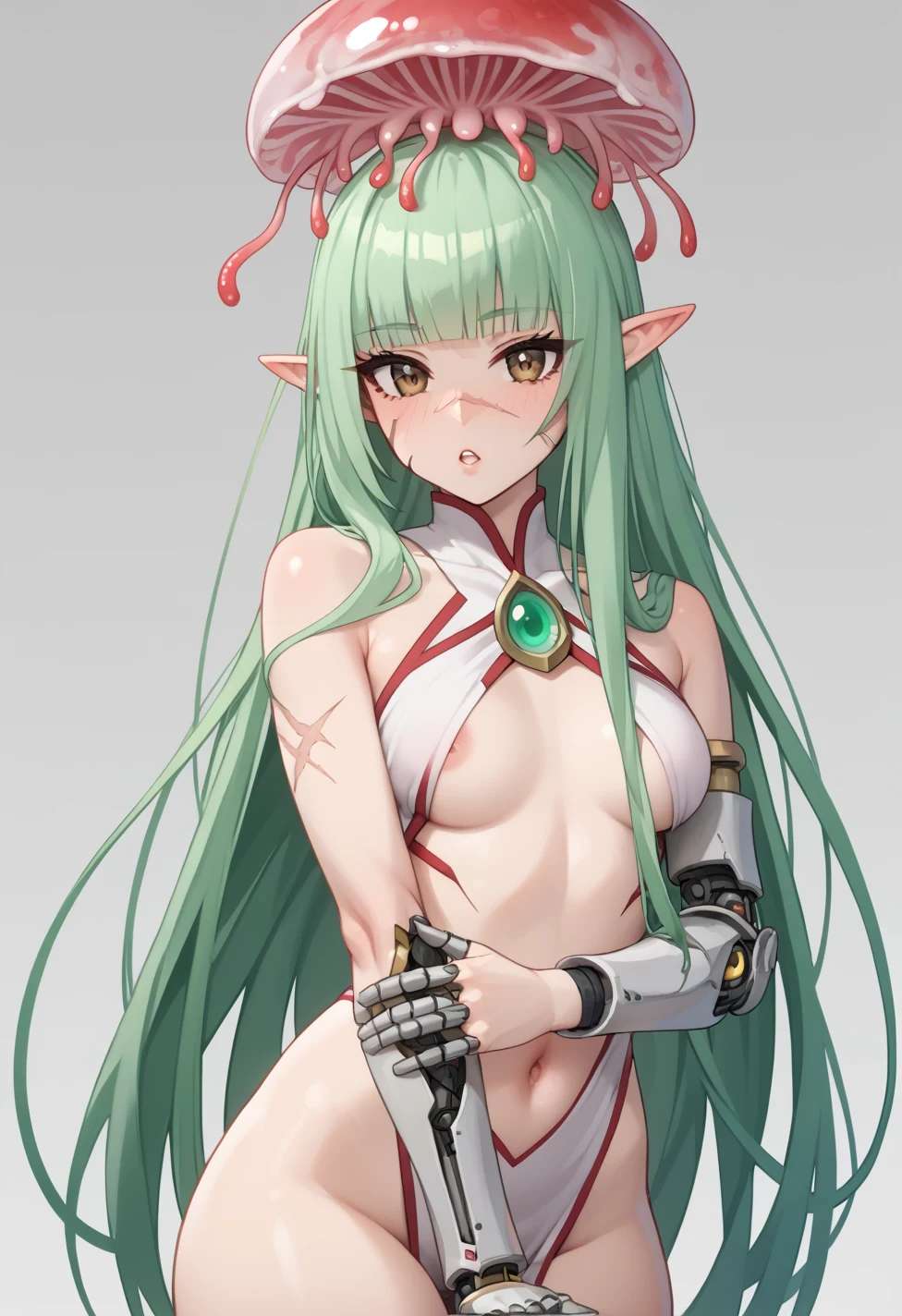 solo-mature_female-elf-fair-skin-faint-0b43a3 on WAI-ANI-PONYXL