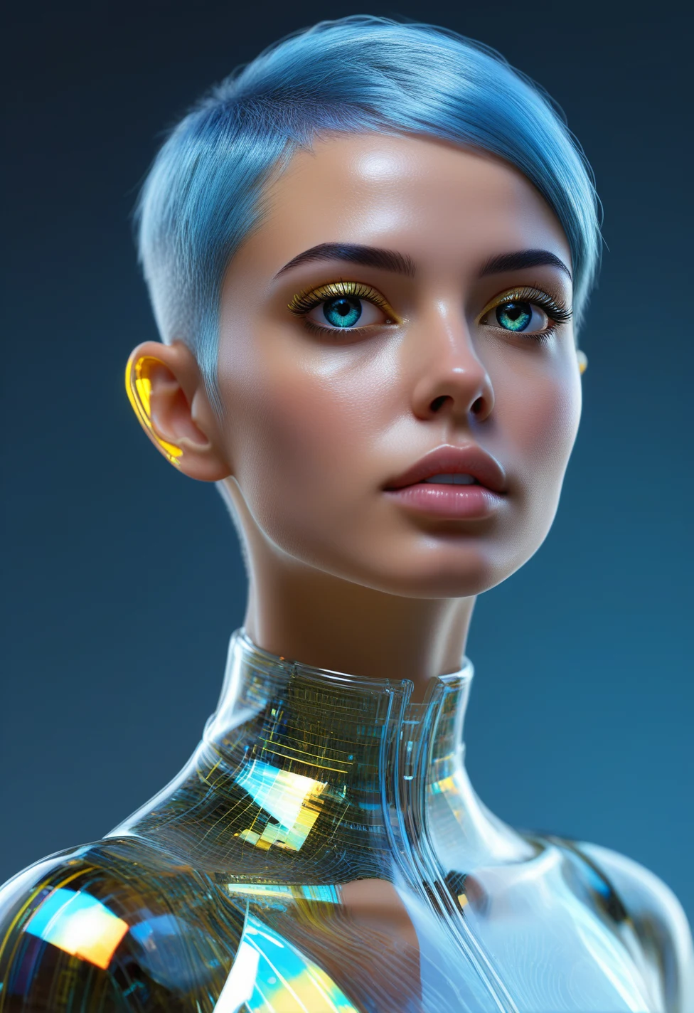 solo-mature_female-glitching-holographic-hologram-fully-260fe2 on Art Universe