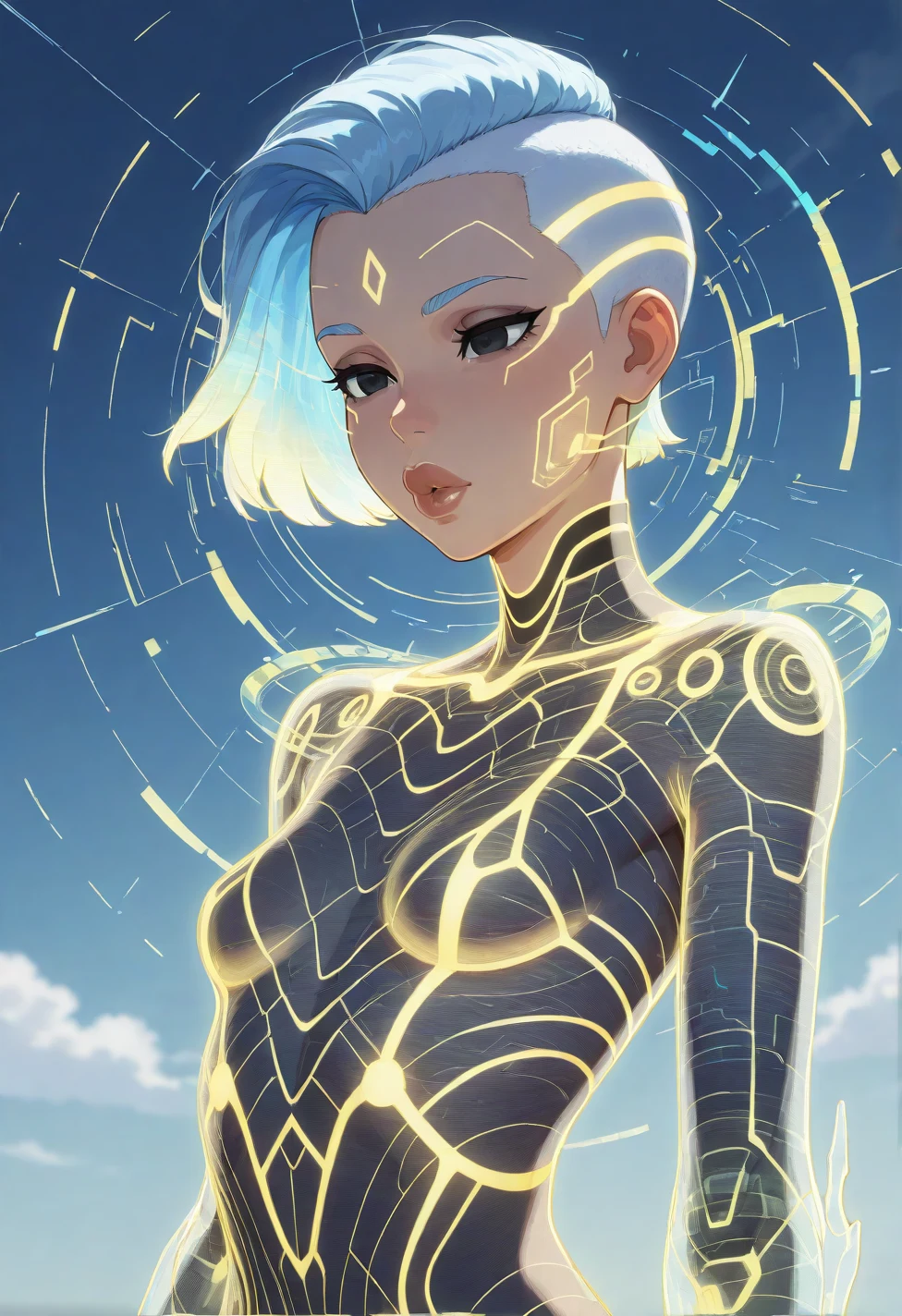 solo-mature_female-glitching-holographic-hologram-fully-260fe2 on Copax TimeLess