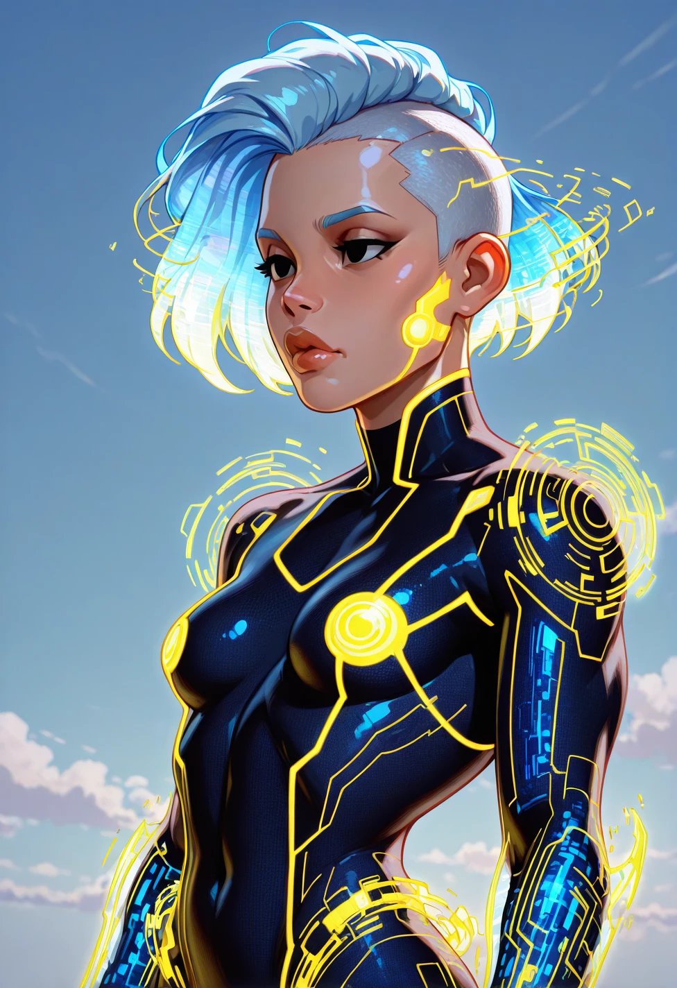 solo-mature_female-glitching-holographic-hologram-fully-260fe2 on HomoSimile XL [Pony, Illustrious, NoobAI]