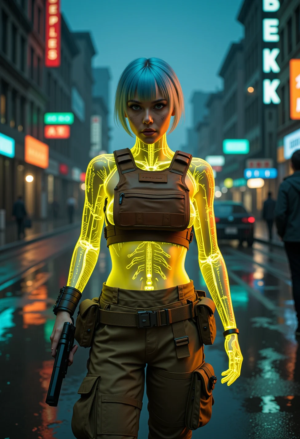 solo-mature_female-glitching-holographic-hologram-fully-260fe2 on Jib Mix Flux