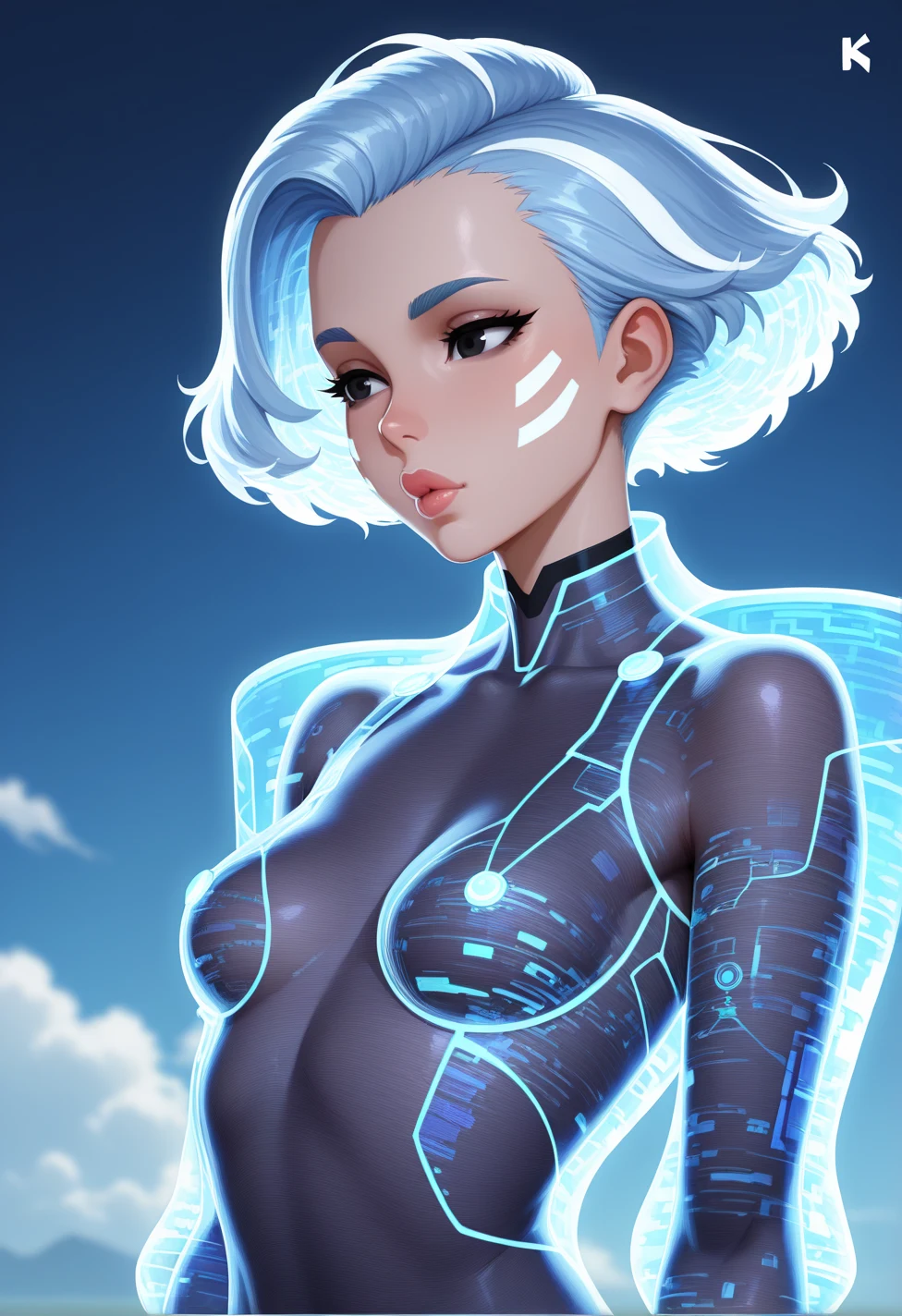 solo-mature_female-glitching-holographic-hologram-fully-260fe2 on One obsession