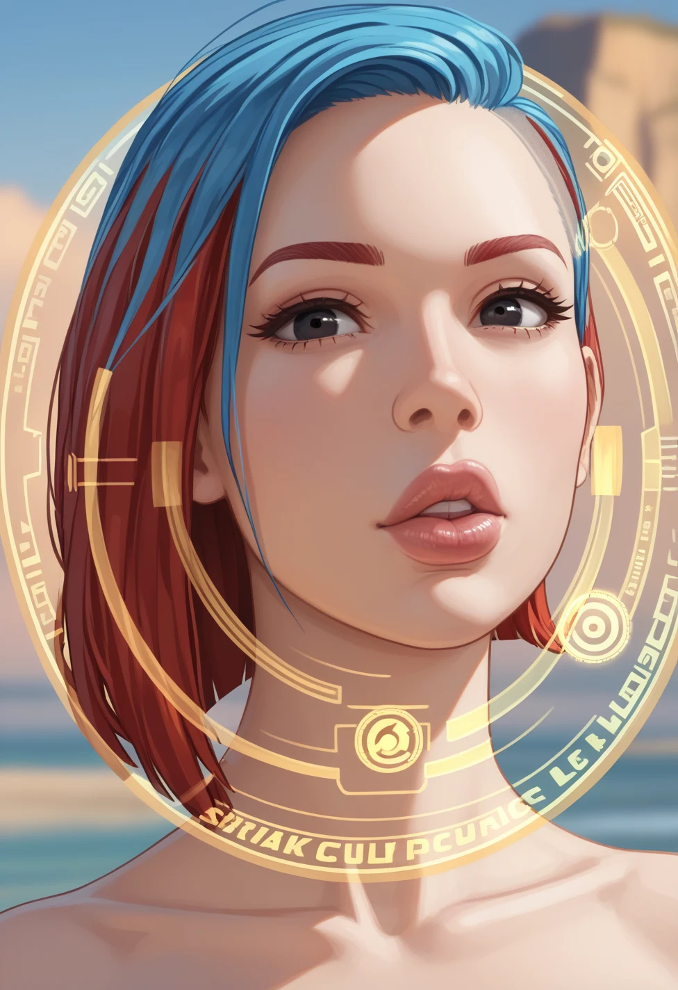 solo-mature_female-glitching-holographic-hologram-fully-260fe2 on Prefect Pony XL