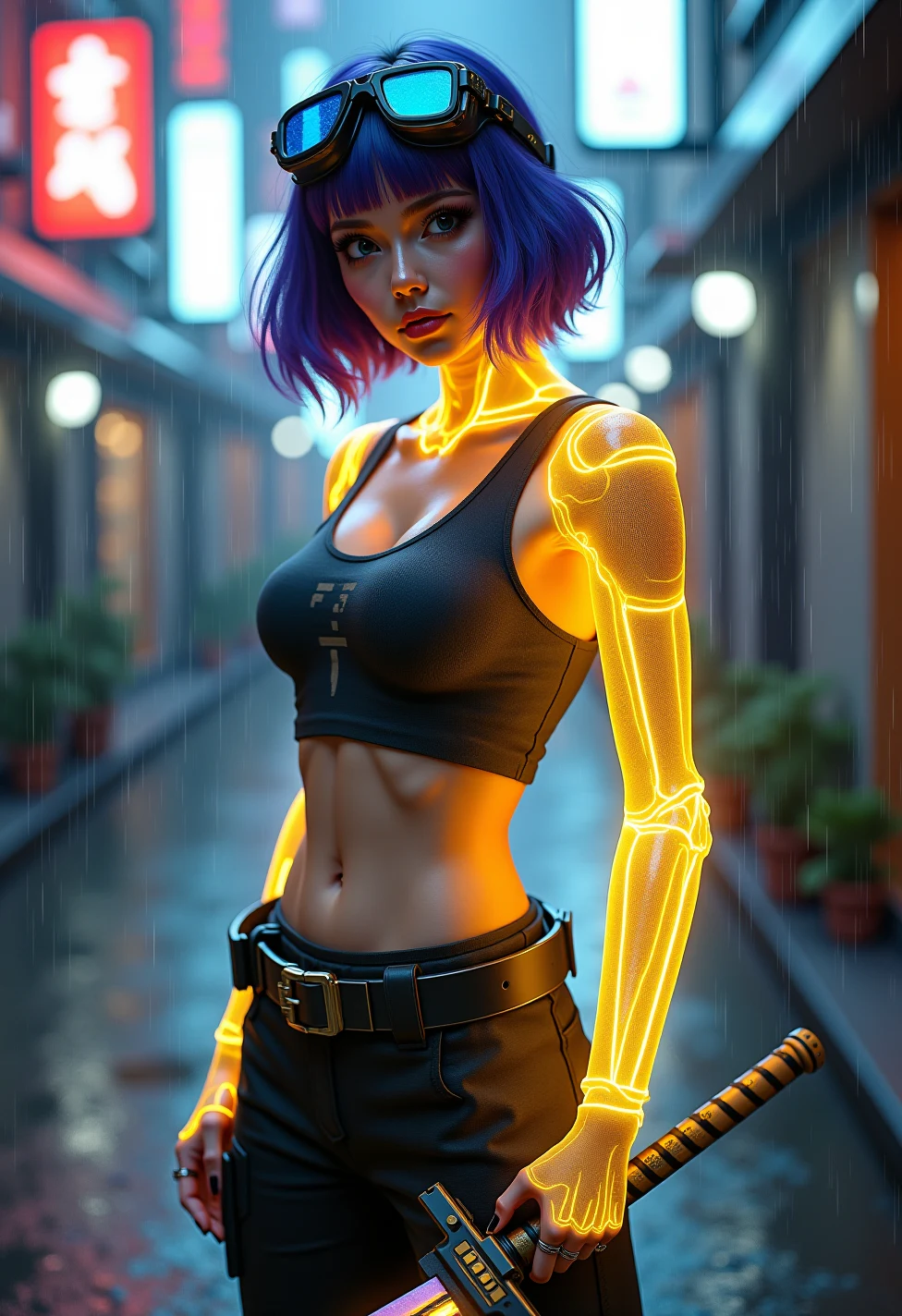 solo-mature_female-glowing-holographic-hologram-fully-728d5d on FLUX.1 [dev]