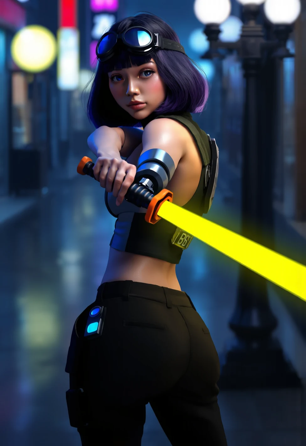 solo-mature_female-glowing-holographic-hologram-fully-728d5d on PixelWave