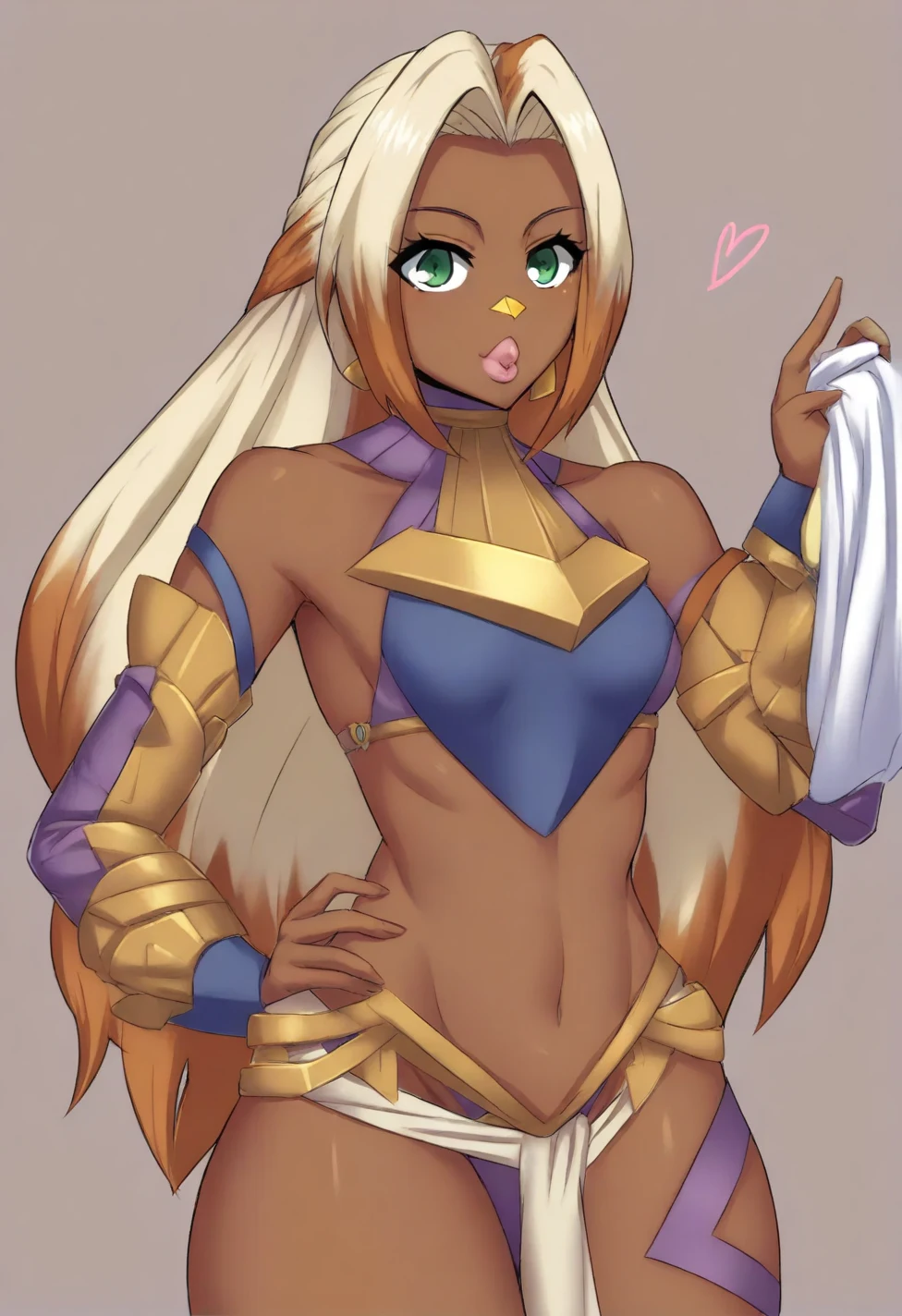 solo-mature_female-human-dark-skin-brown-24c87b on IllustriousXL v0.1