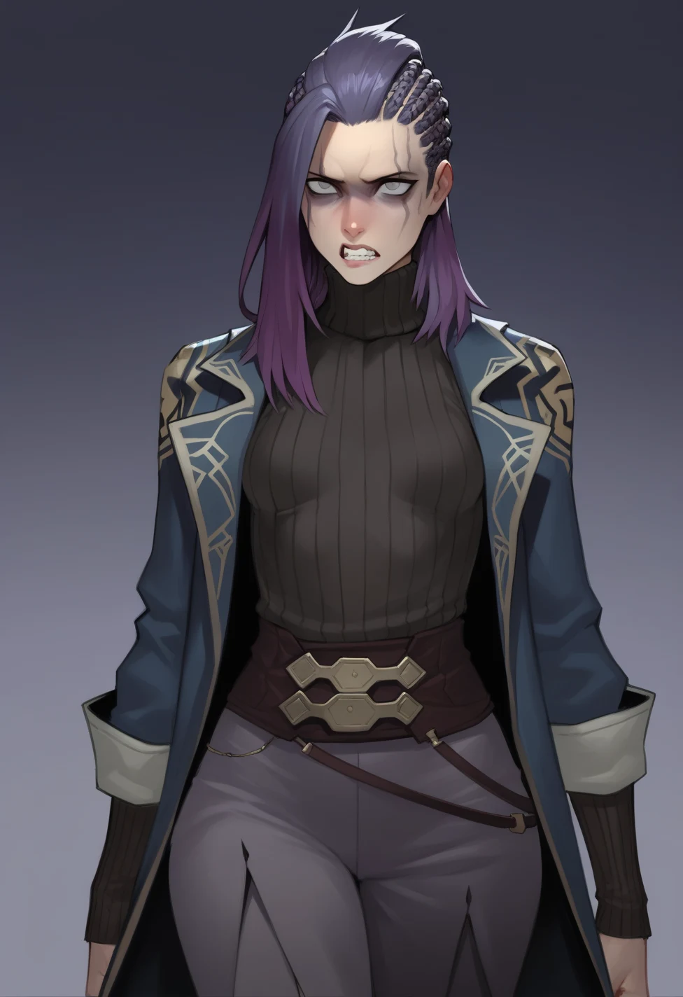 solo-mature_female-human-light-skin-slender-423100 on Indigo Void Furry Fused XL / Furry NoobAI