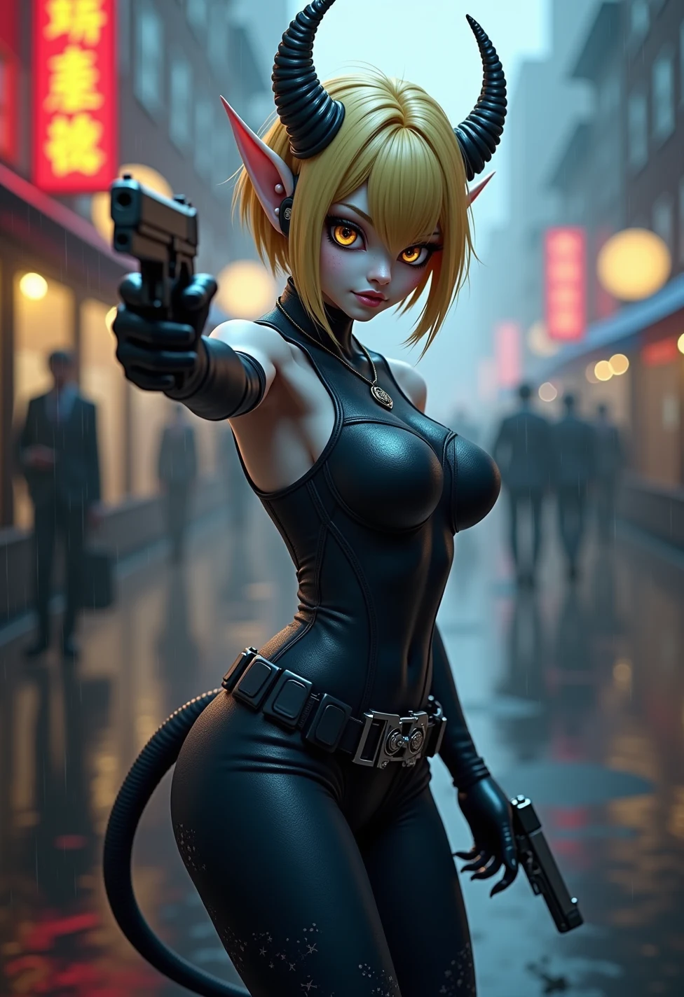 solo-mature_female-tiefling-bright-white-skinned-528293 on FLUX.1 [dev]