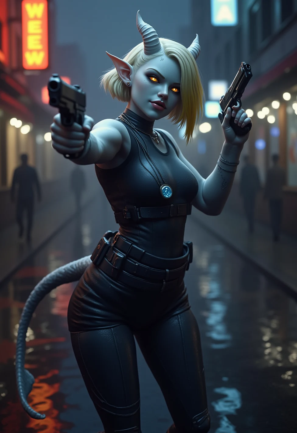 solo-mature_female-tiefling-bright-white-skinned-528293 on getphat FLUX Reality NSFW