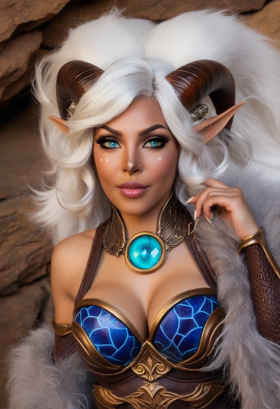 solo-mature_female-tiefling-bright-white-skinned-528293 on LUSTIFY! [SDXL NSFW checkpoint]