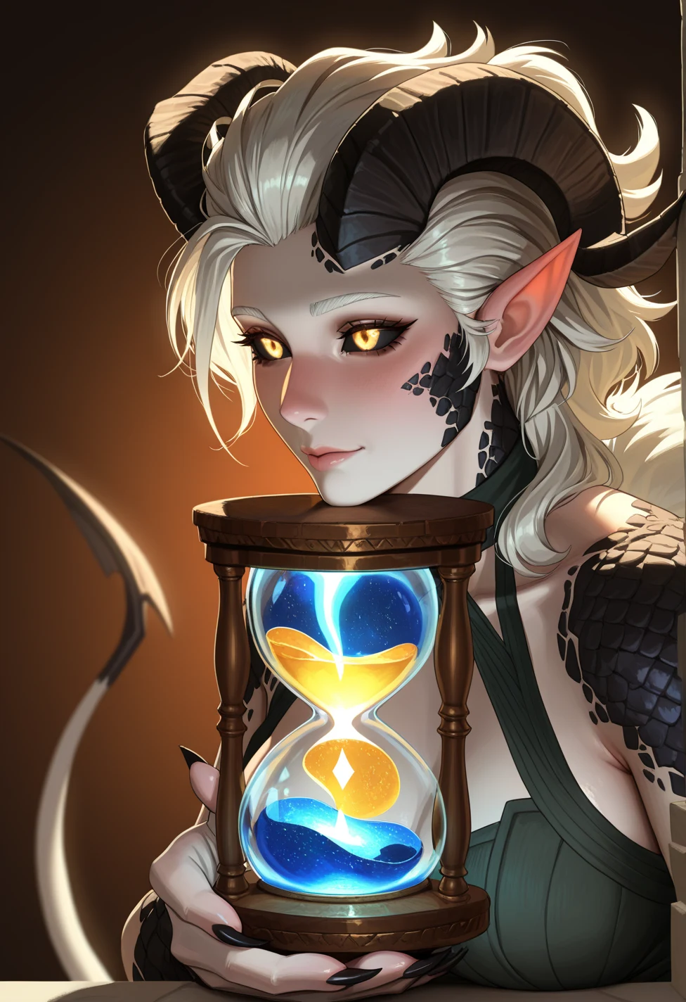 solo-mature_female-tiefling-bright-white-skinned-528293 on One obsession