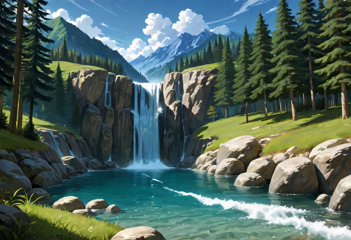 spring-river-with-strong-current-and-ee38fa on Copax TimeLess