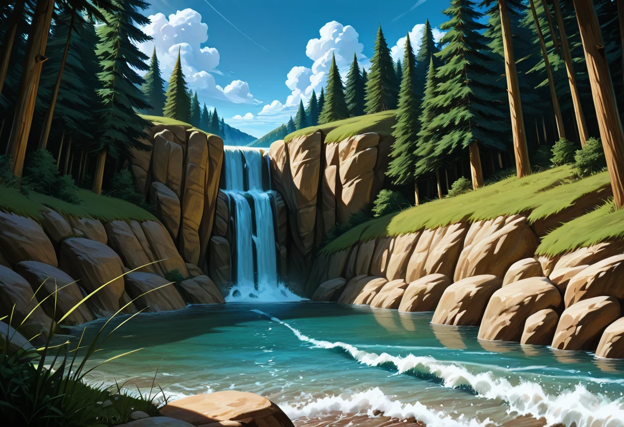 spring-river-with-strong-current-and-ee38fa on HomoSimile XL [Pony, Illustrious, NoobAI]