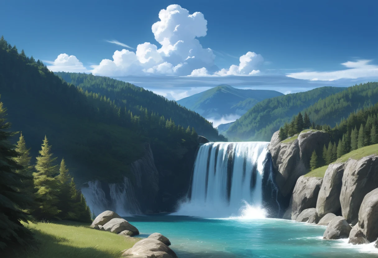 spring-river-with-strong-current-and-ee38fa on Indigo Void Furry Fused XL / Furry NoobAI