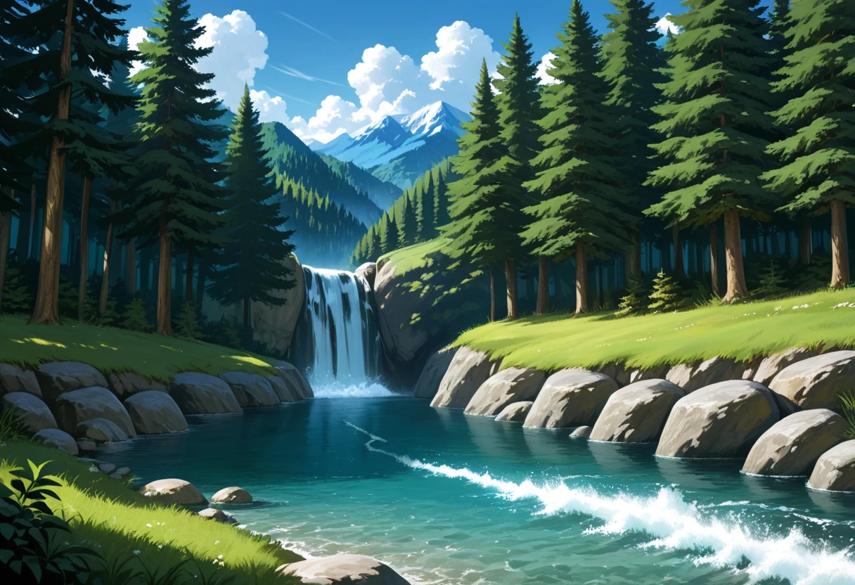 spring-river-with-strong-current-and-ee38fa on One obsession