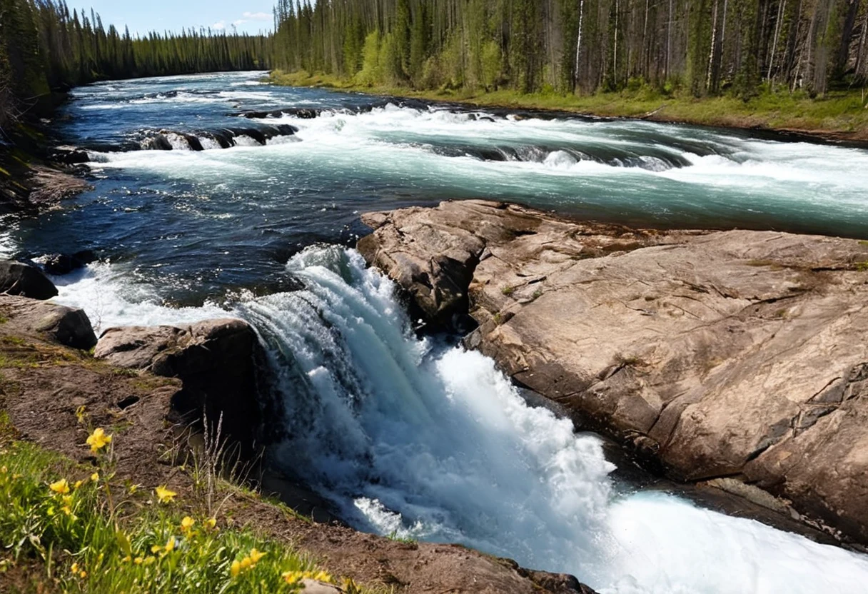 spring-river-with-strong-current-and-ee38fa on The Araminta Experiment (SDXL+Flux)