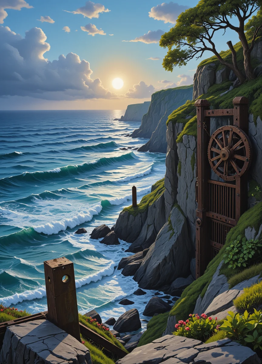 strange-rusty-mechanism-classical-renaissance-oil-932045 on FenrisXL + Flux