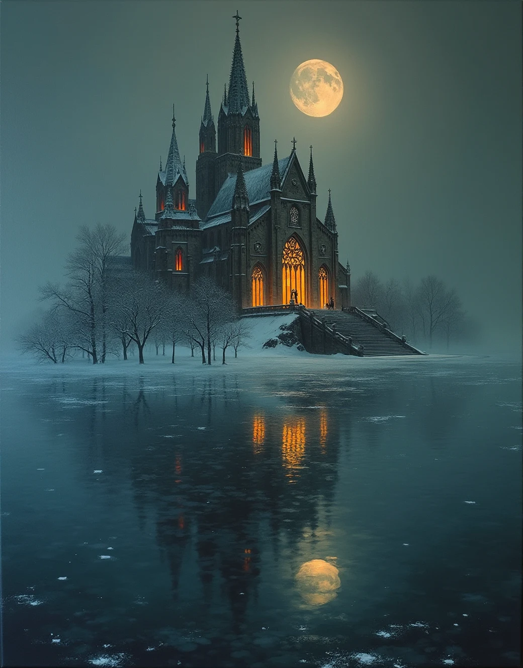 surrealism-east-asian-architecture-classical-oil-2e3b6c on FLUX.1 [dev]