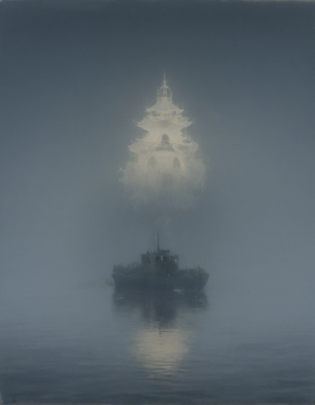 surrealism-east-asian-architecture-classical-oil-2e3b6c on Juggernaut XL