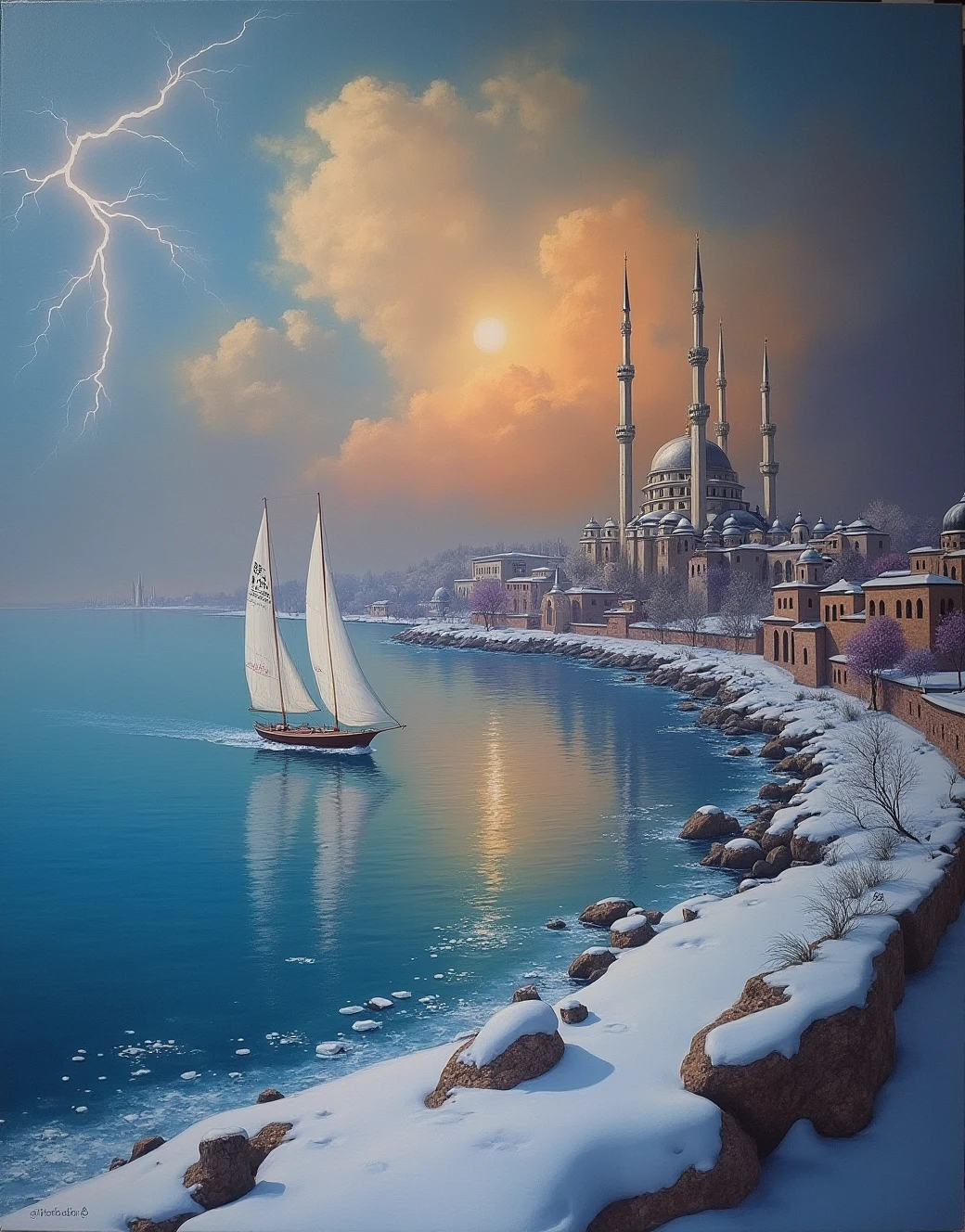 surrealism-east-asian-architecture-classical-oil-5981f7 on FLUX.1 [dev]