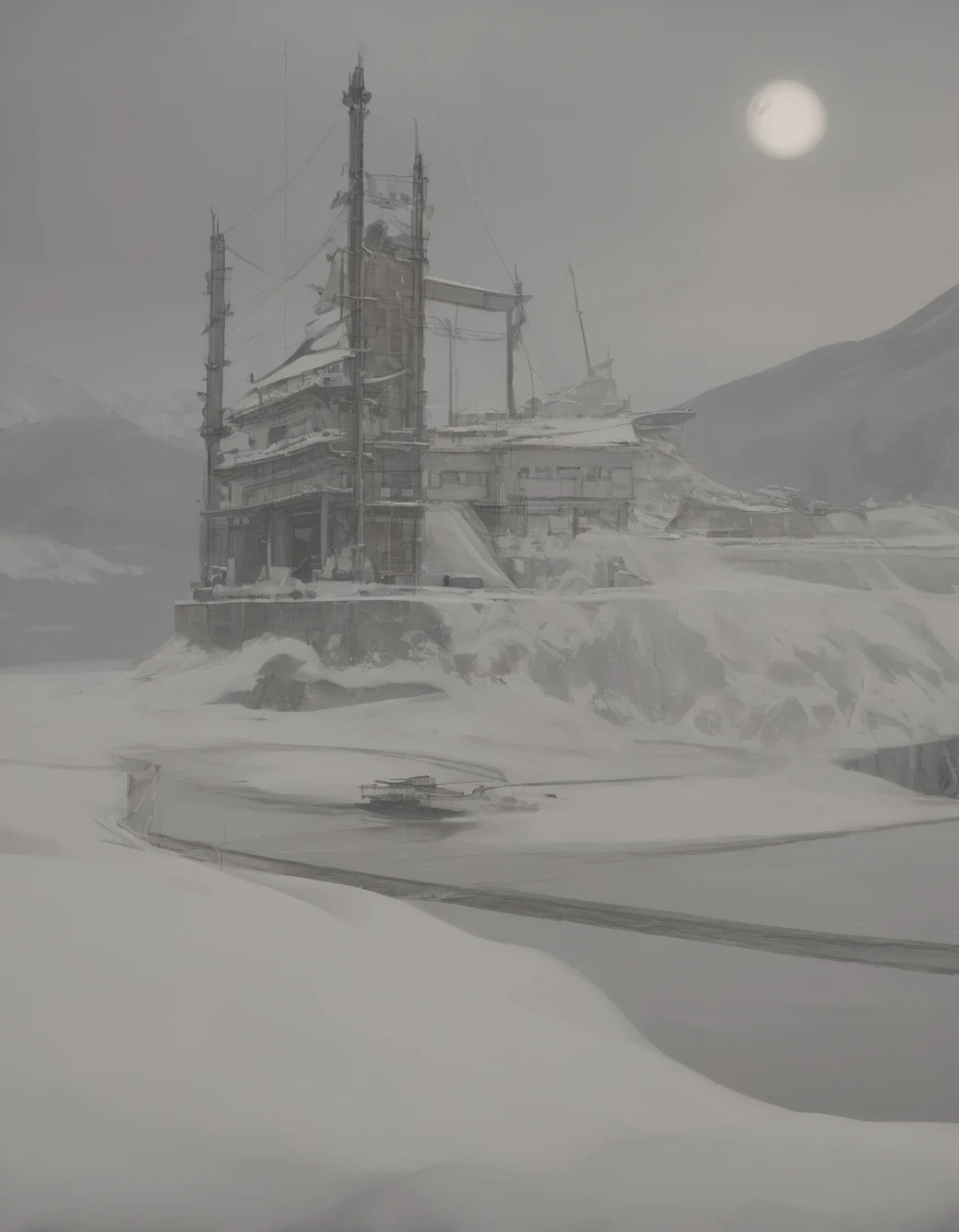 surrealism-east-asian-architecture-classical-oil-5981f7 on Prefect Pony XL