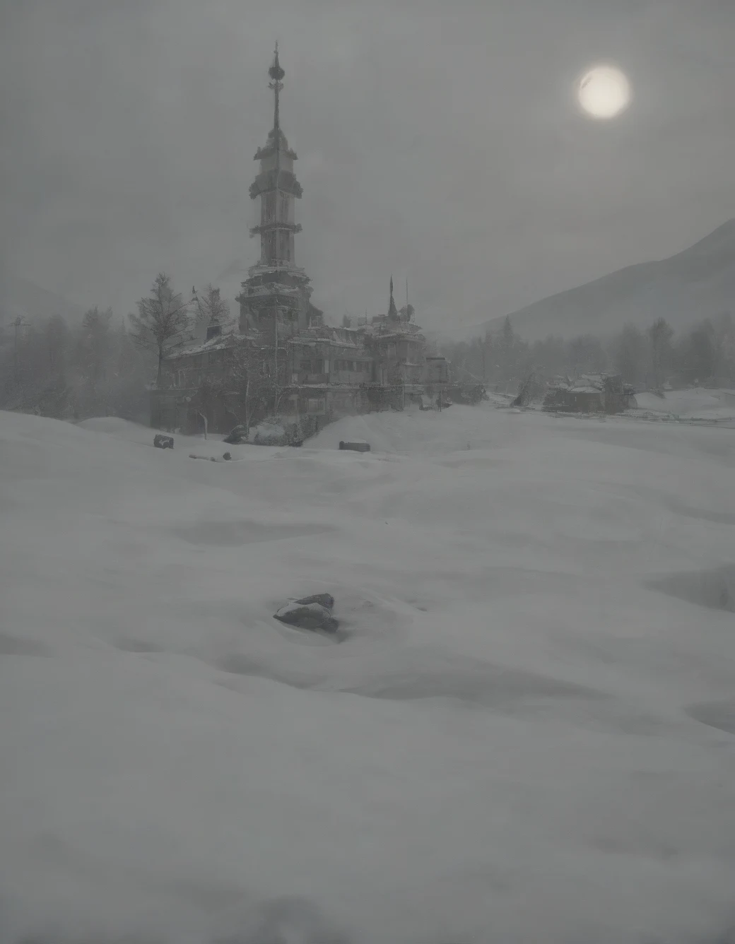 surrealism-east-asian-architecture-classical-oil-5981f7 on Realism By Stable Yogi (Pony)