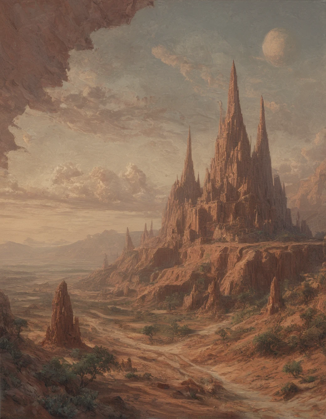 surrealism-east-asian-architecture-classical-oil-63f53a on Art Universe