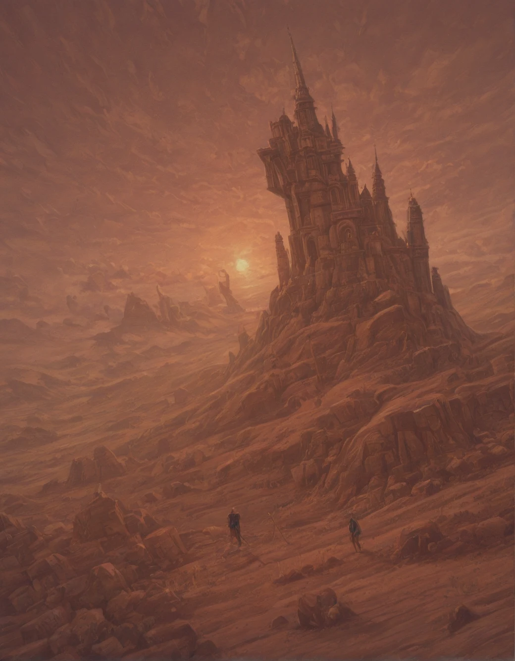 surrealism-east-asian-architecture-classical-oil-63f53a on HomoSimile XL [Pony, Illustrious, NoobAI]