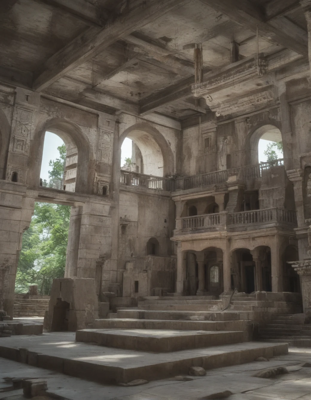 surrealism-east-asian-architecture-classical-oil-63f53a on RealMixPony