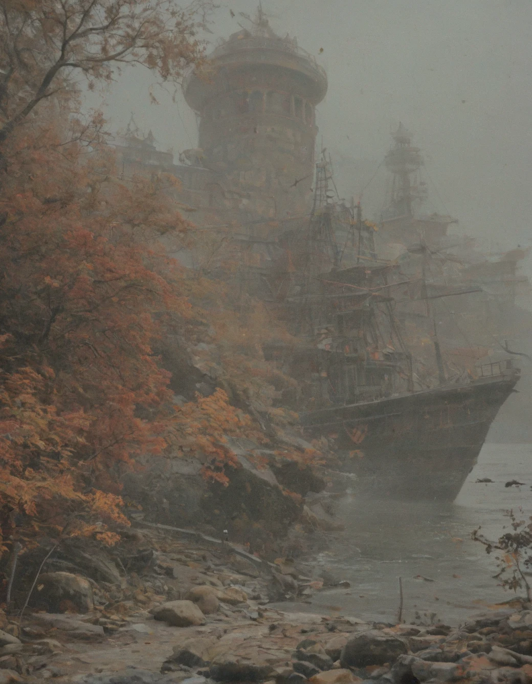 surrealism-east-asian-architecture-classical-oil-6b9cb3 on Babes By Stable Yogi (Pony)