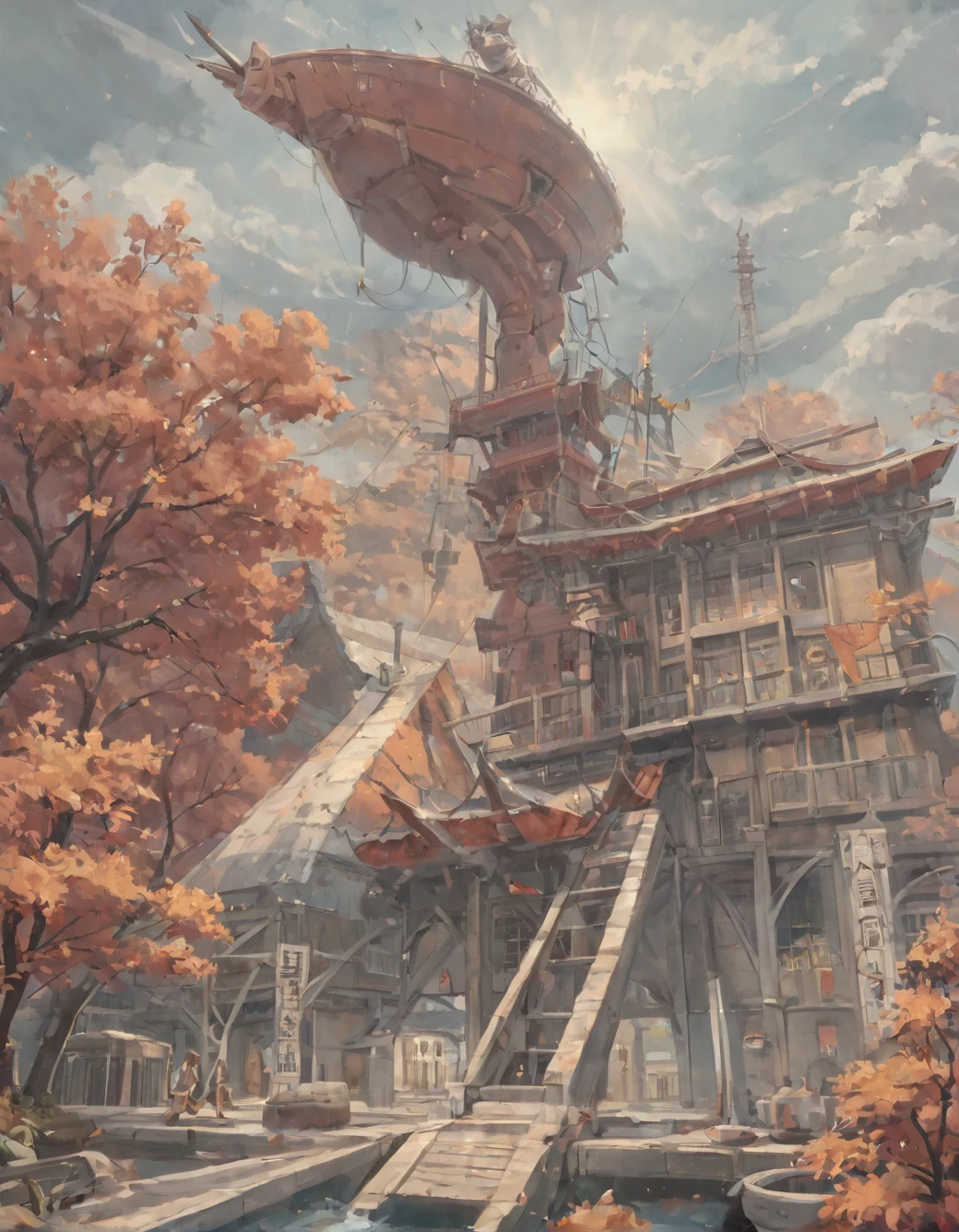 surrealism-east-asian-architecture-classical-oil-6b9cb3 on WAI-ANI-PONYXL