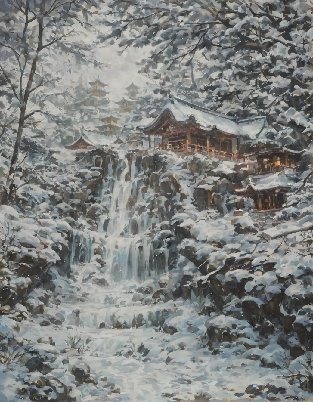 surrealism-east-asian-architecture-classical-oil-86b57a on Copax TimeLess