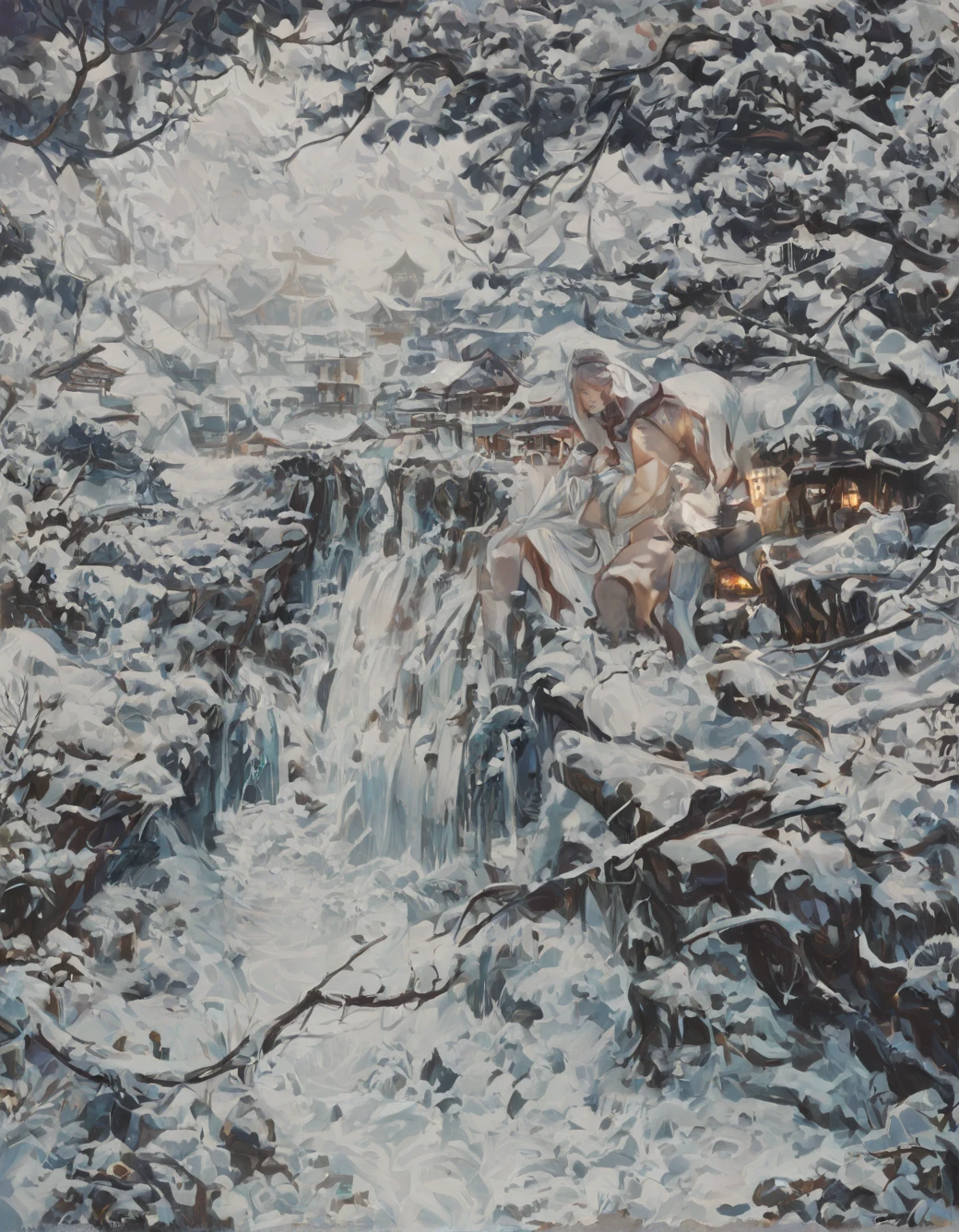 surrealism-east-asian-architecture-classical-oil-86b57a on Indigo Furry Mix XL