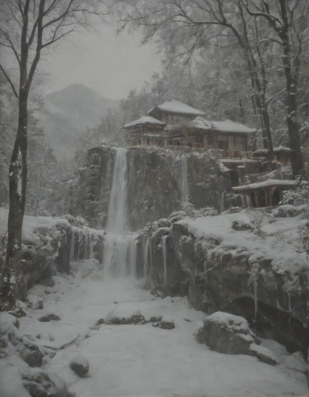 surrealism-east-asian-architecture-classical-oil-86b57a on Realism By Stable Yogi (Pony)