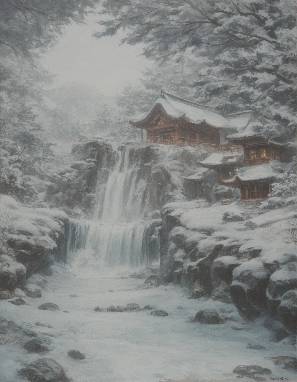 surrealism-east-asian-architecture-classical-oil-86b57a on WAI-illustrious-SDXL