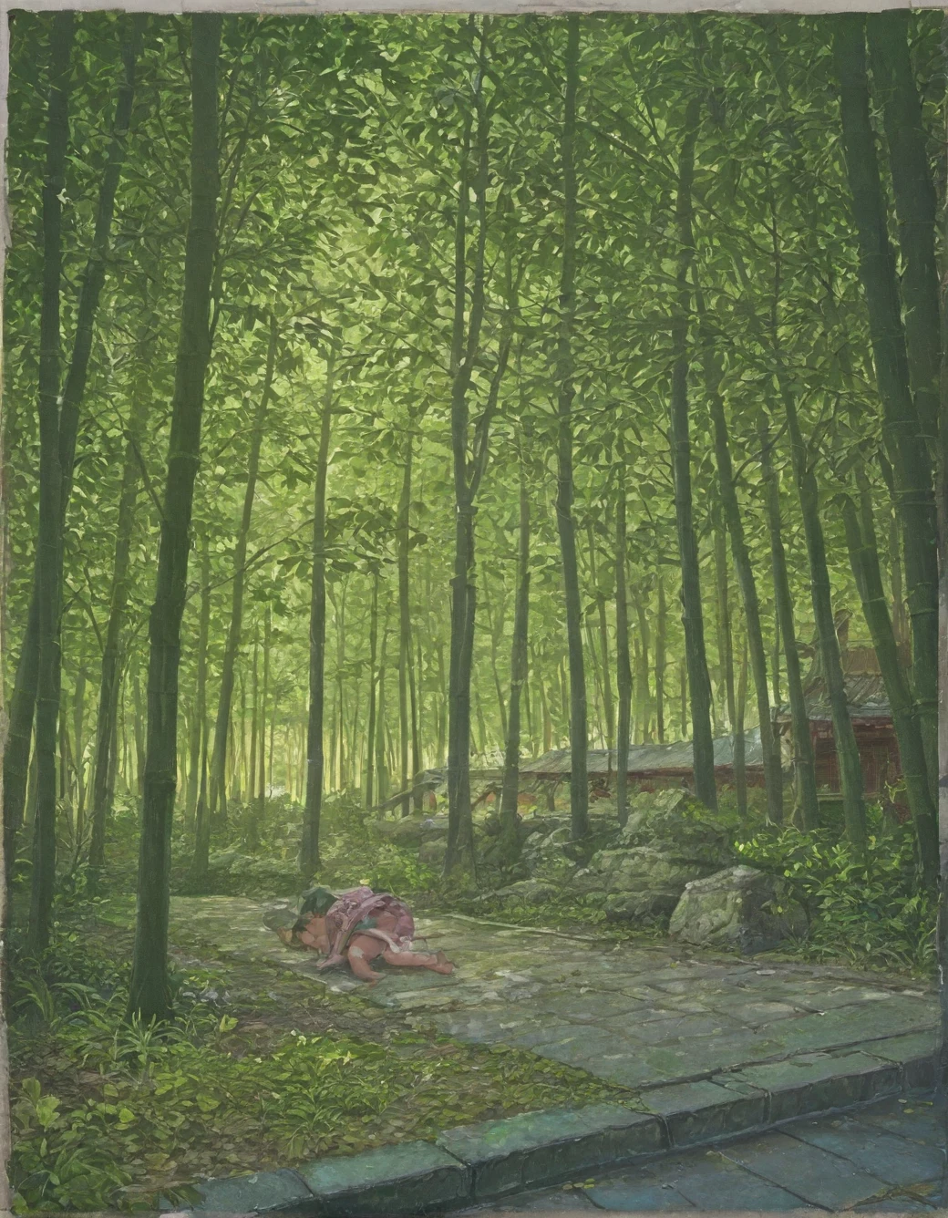 surrealism-east-asian-architecture-classical-oil-b94f67 on Cat Tower (NoobAI XL checkpoint)