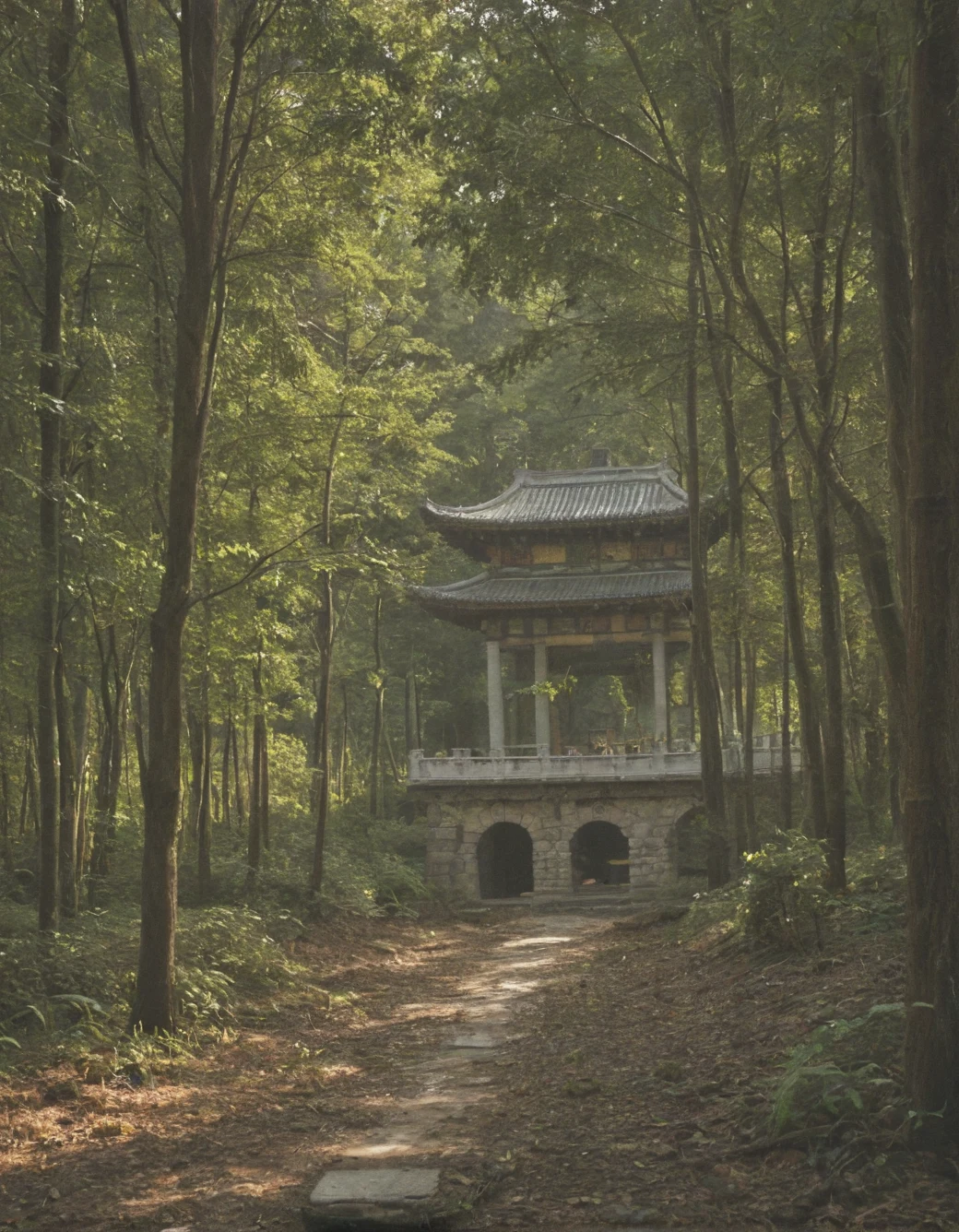 surrealism-east-asian-architecture-classical-oil-b94f67 on CyberRealistic Pony