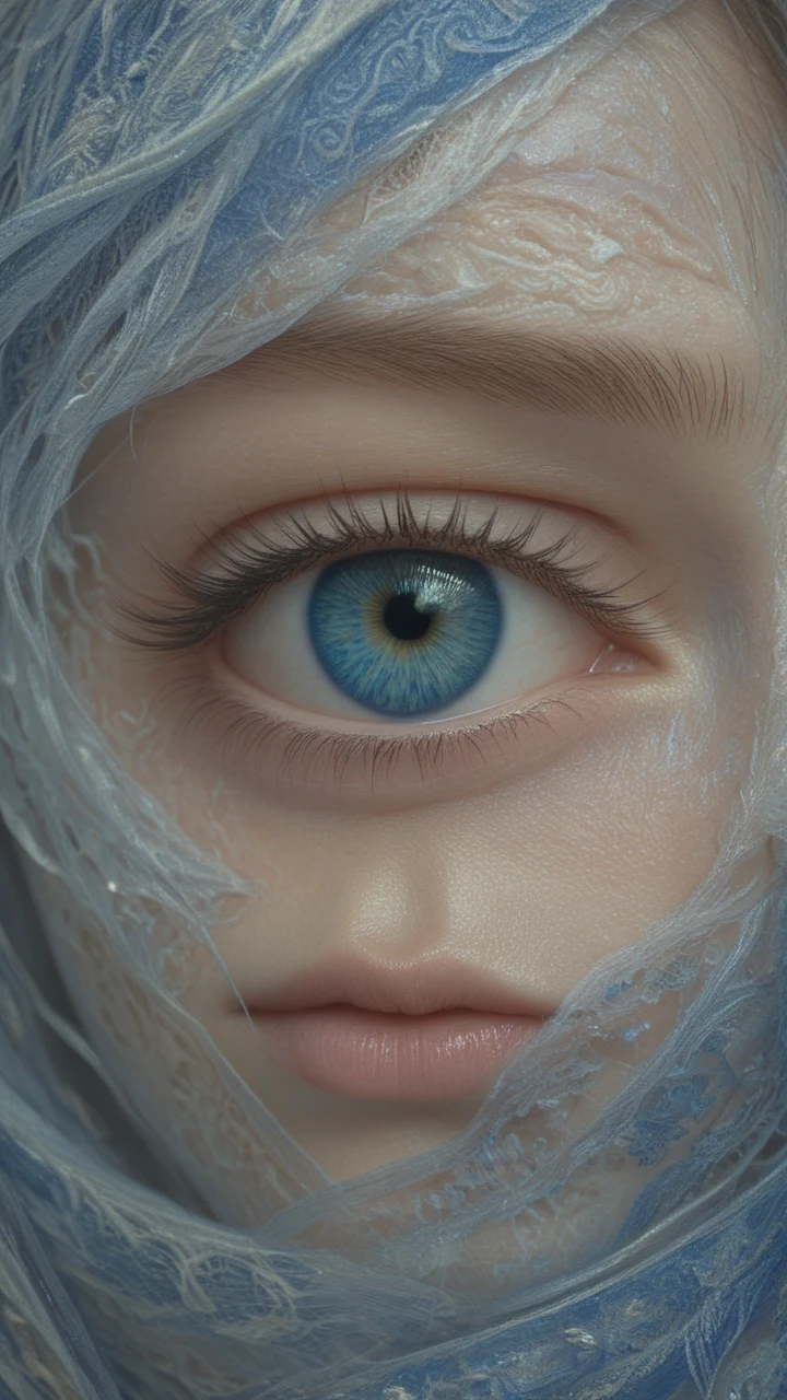 the-image-depicts-close-person-face-308ffe on Art Universe