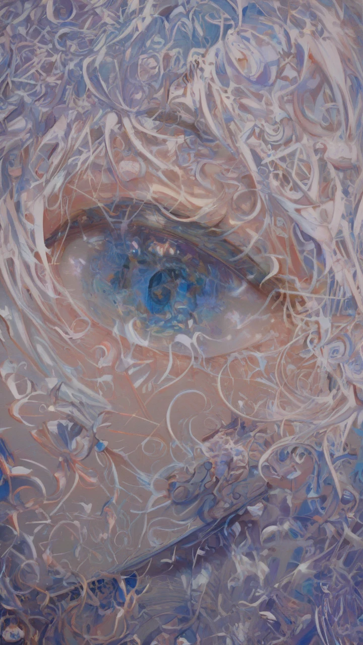 the-image-depicts-close-person-face-308ffe on Indigo Furry Mix XL