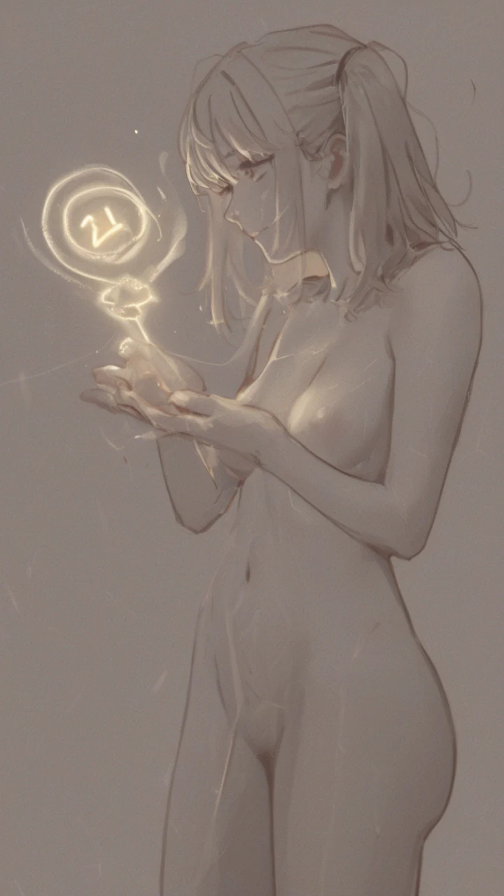 the-woman-lifts-glowing-sign-both-244094 on One obsession