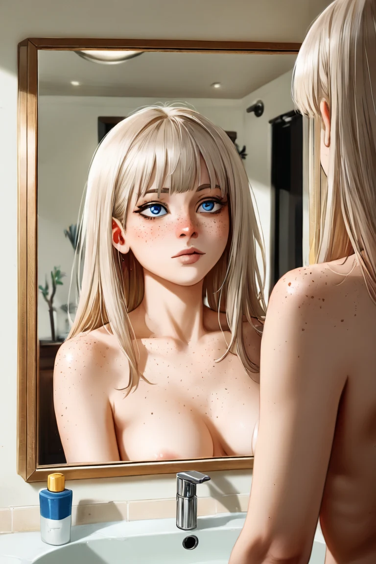 topless-selfie-bathroom-with-led-mirror-de6789 on ✨ JANKU Trained + Chenkin & NoobAI + RouWei Illustrious XL ✨