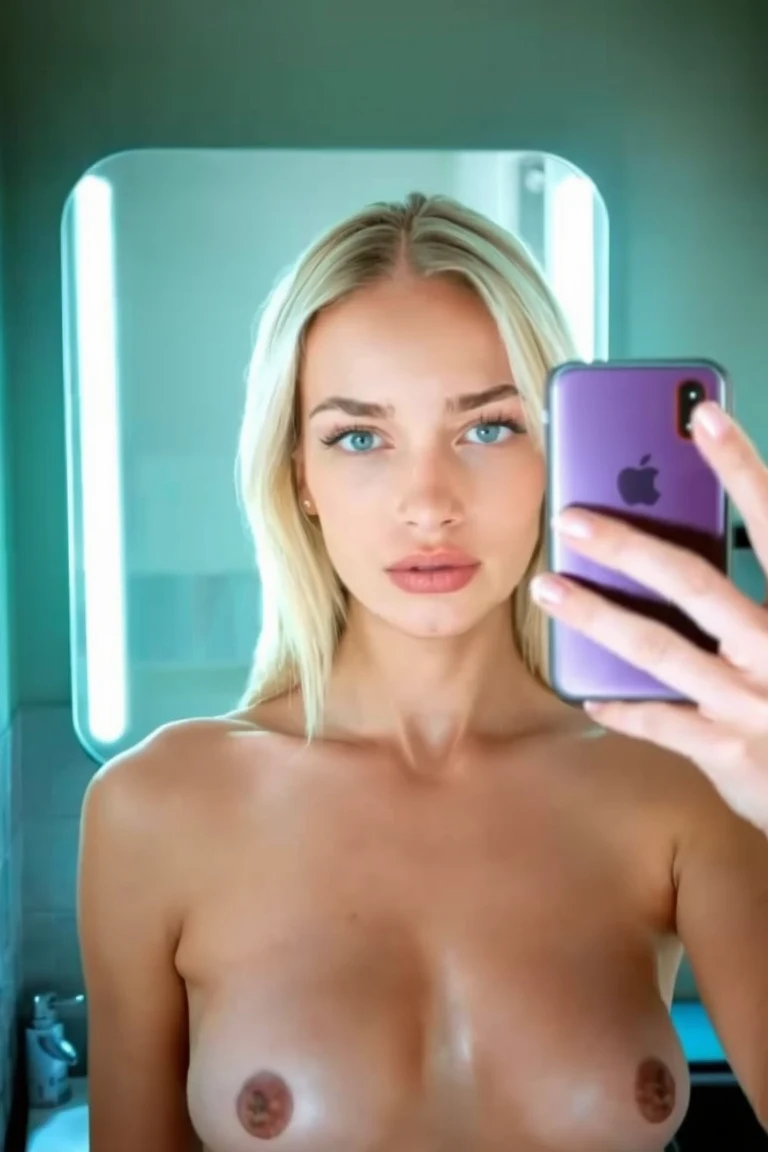 topless-selfie-bathroom-with-led-mirror-de6789 on PixelWave