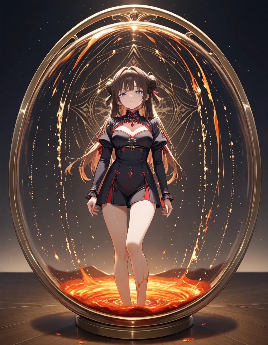 ultradetailed-ultrarealistic-photography-lava-avalanche-glass-10fa6d on Cat Tower (NoobAI XL checkpoint)