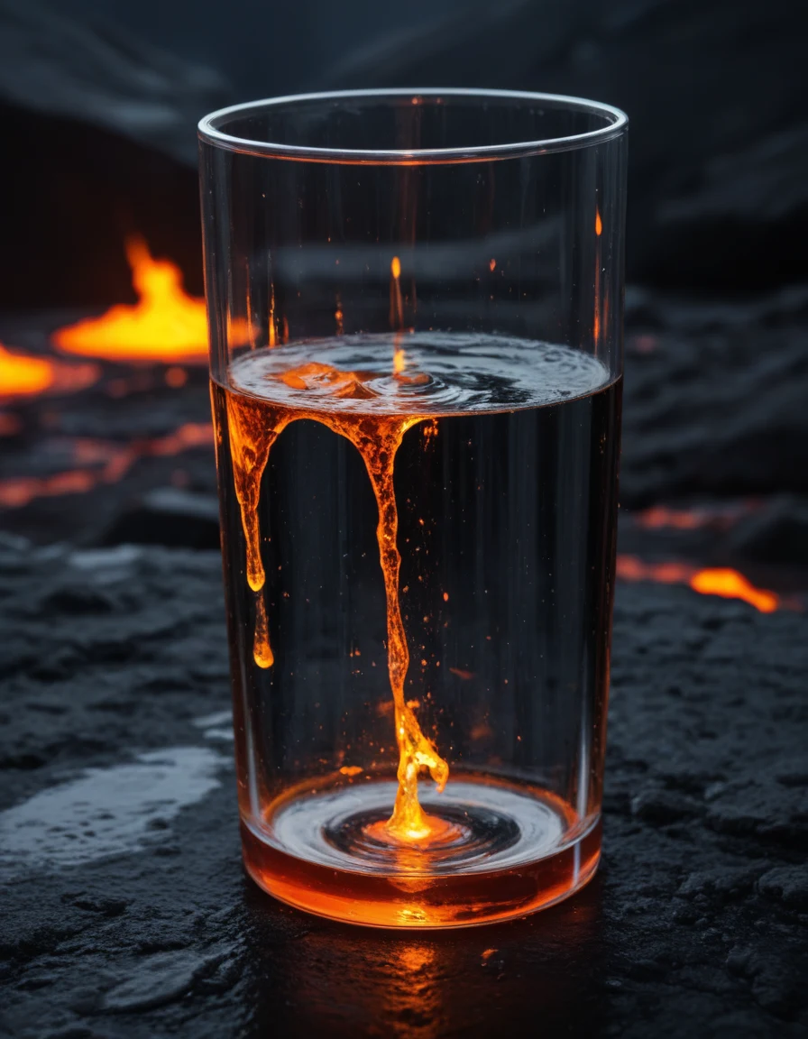 ultradetailed-ultrarealistic-photography-lava-avalanche-glass-10fa6d on CyberRealistic Pony