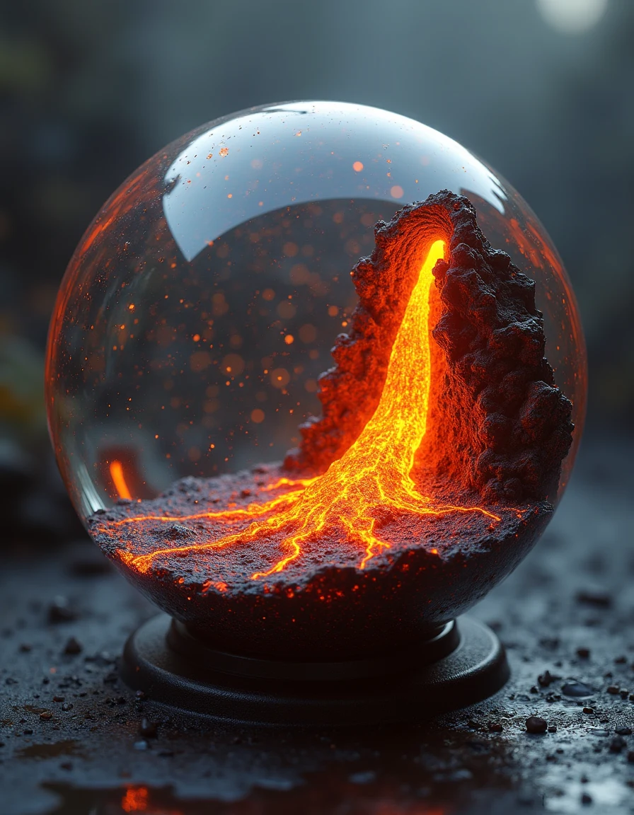 ultradetailed-ultrarealistic-photography-lava-avalanche-glass-10fa6d on FLUX.1 [dev]