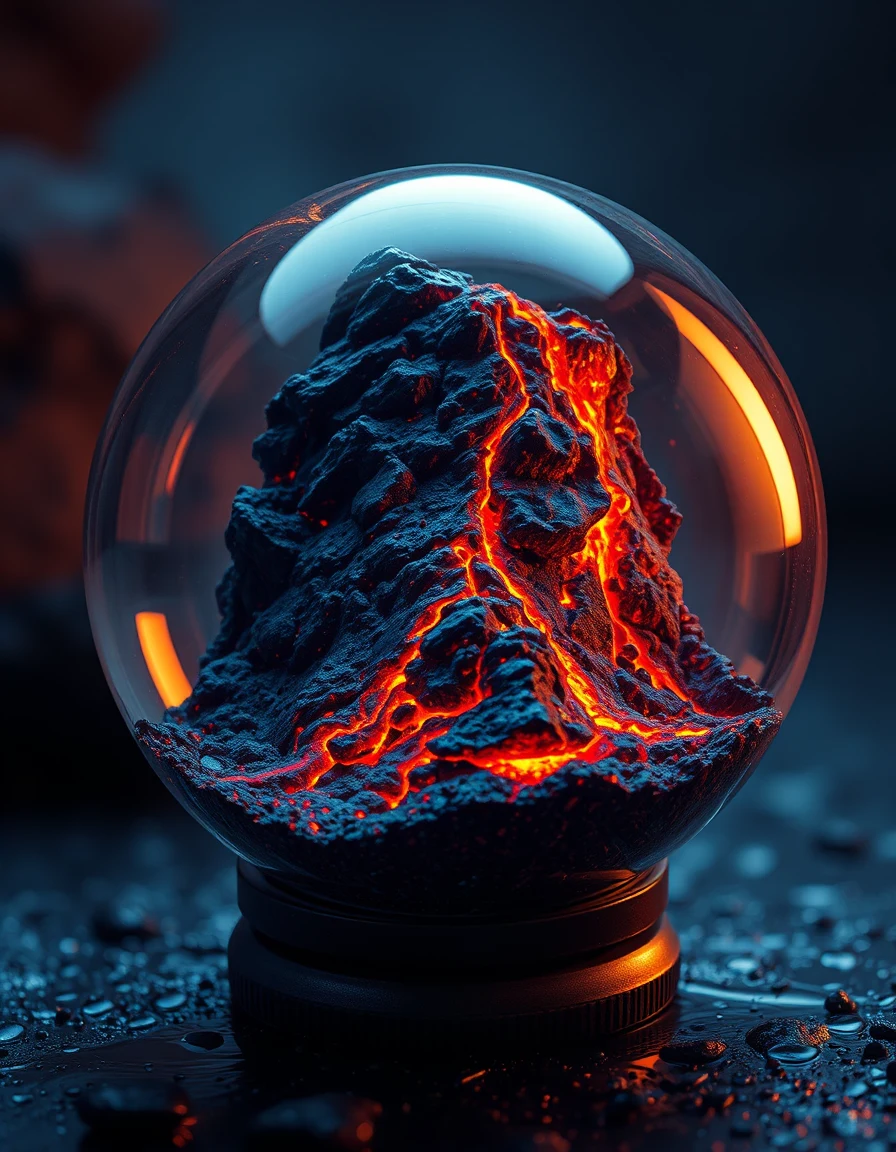 ultradetailed-ultrarealistic-photography-lava-avalanche-glass-10fa6d on FLUX.1 [schnell]