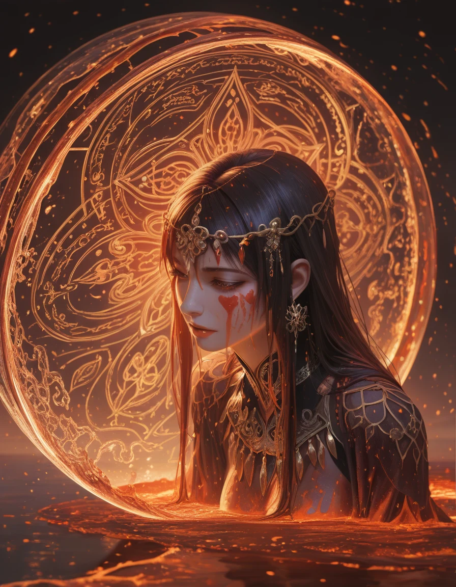 ultradetailed-ultrarealistic-photography-lava-avalanche-glass-10fa6d on Indigo Furry Mix XL