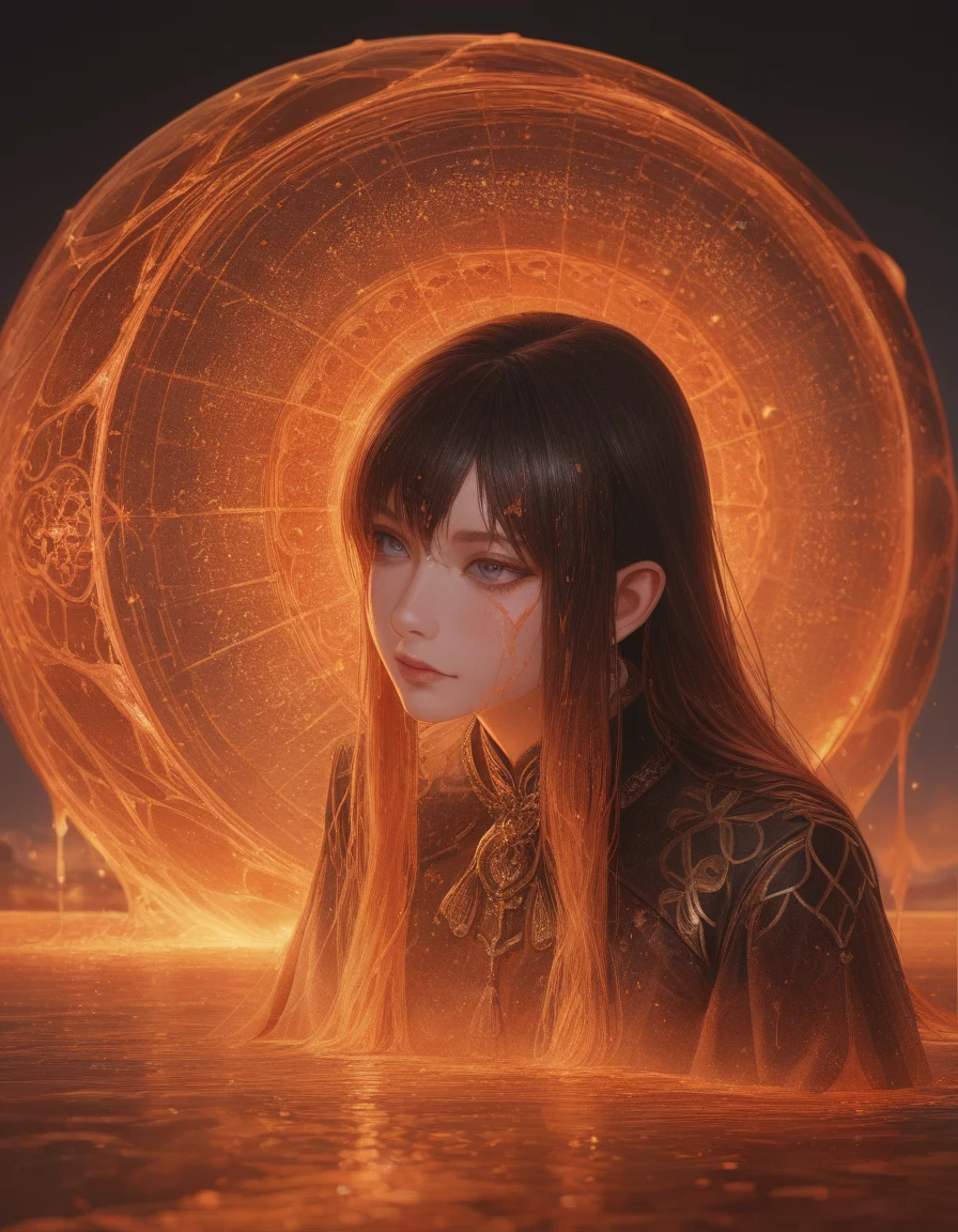 ultradetailed-ultrarealistic-photography-lava-avalanche-glass-10fa6d on Indigo Void Furry Fused XL / Furry NoobAI