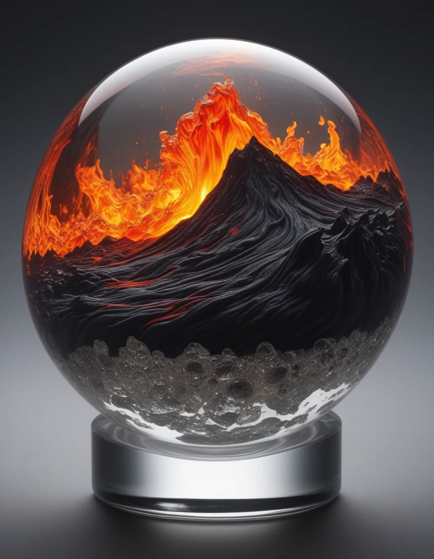 ultradetailed-ultrarealistic-photography-lava-avalanche-glass-10fa6d on Juggernaut XL