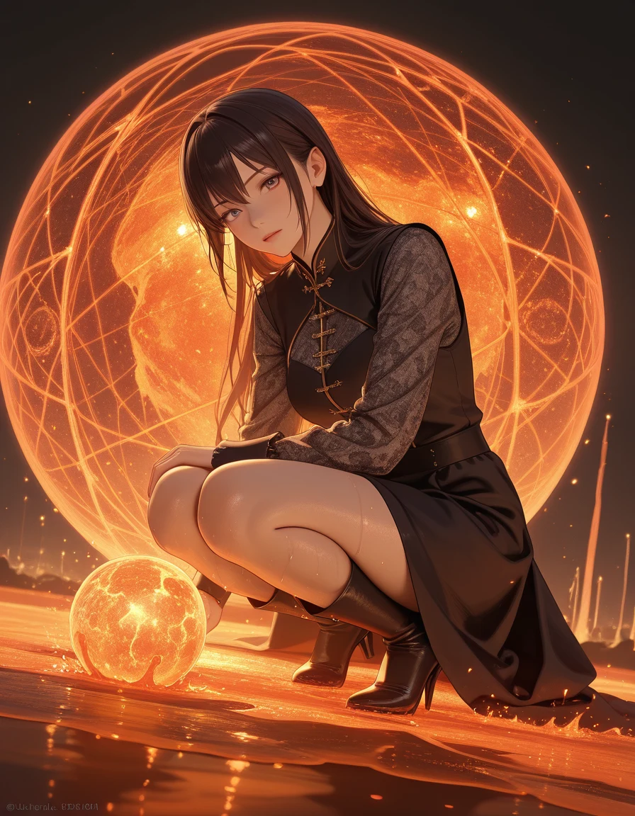 ultradetailed-ultrarealistic-photography-lava-avalanche-glass-10fa6d on WAI-illustrious-SDXL